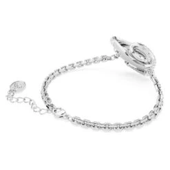 Swarovski Volta Bracelet Heart, White, Rhodium Plated -Jewelry Store volta bracelet heart white rhodium plated swarovski 5652789 4