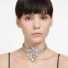 Swarovski Volta Choker Bow, White, Rhodium Plated -Jewelry Store volta choker bow white rhodium plated swarovski 5657994