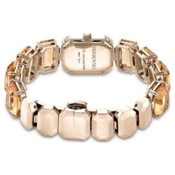 Swarovski Watch Octagon Cut Bracelet, Brown, Champagne Gold-tone Finish -Jewelry Store watch octagon cut bracelet brown champagne gold tone finish swarovski 5630831 3