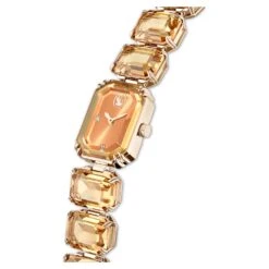 Swarovski Watch Octagon Cut Bracelet, Brown, Champagne Gold-tone Finish -Jewelry Store watch octagon cut bracelet brown champagne gold tone finish swarovski 5630831 4