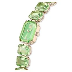 Swarovski Watch Octagon Cut Bracelet, Green, Champagne Gold-tone Finish -Jewelry Store watch octagon cut bracelet green champagne gold tone finish swarovski 5630834 4