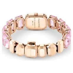 Swarovski Watch Octagon Cut Bracelet, Pink, Rose Gold-tone Finish -Jewelry Store watch octagon cut bracelet pink rose gold tone finish swarovski 5630837 3