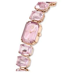Swarovski Watch Octagon Cut Bracelet, Pink, Rose Gold-tone Finish -Jewelry Store watch octagon cut bracelet pink rose gold tone finish swarovski 5630837 4