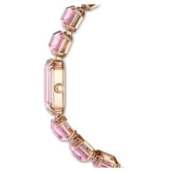 Swarovski Watch Octagon Cut Bracelet, Pink, Rose Gold-tone Finish -Jewelry Store watch octagon cut bracelet pink rose gold tone finish swarovski 5630837 7
