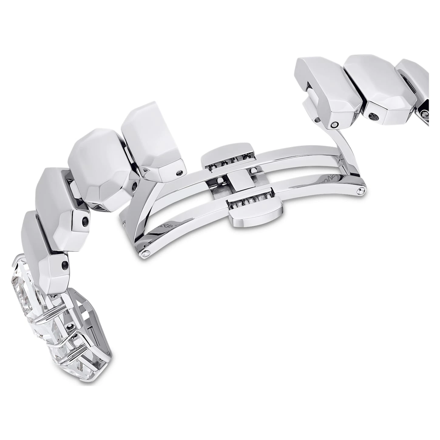 Swarovski Watch Octagon Cut Bracelet, White, Stainless Steel 9 Swarovski Watch Octagon Cut Bracelet, White, Stainless Steel - Image 7
