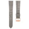 Swarovski Watch Strap 17 Mm (0.67") Width, Leather With Stitching, Gray, Rose Gold-tone Finish -Jewelry Store watch strap 17 mm 280.672229 width leather with stitching gray rose gold tone finish swarovski 5674193