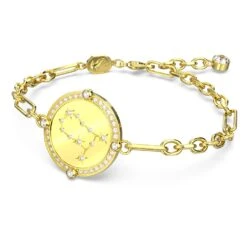 Swarovski Zodiac Bracelet Gemini, Gold Tone, Gold-tone Plated -Jewelry Store zodiac bracelet gemini gold tone gold tone plated swarovski 5649067 2